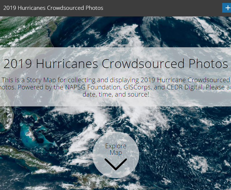 2019 Hurricanes Crowdsourced Photos app