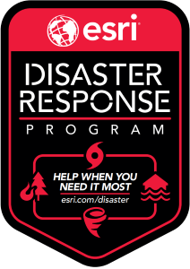 Esri's Disaster Response Program logo