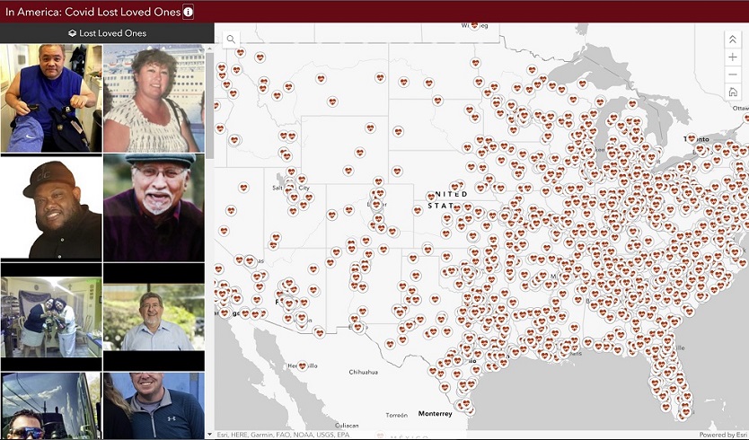 Interactive Map - Lost Loved Ones