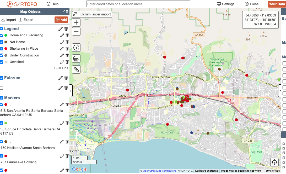 Volunteer Assisting Santa Barbara County Search & Rescue - GISCorps