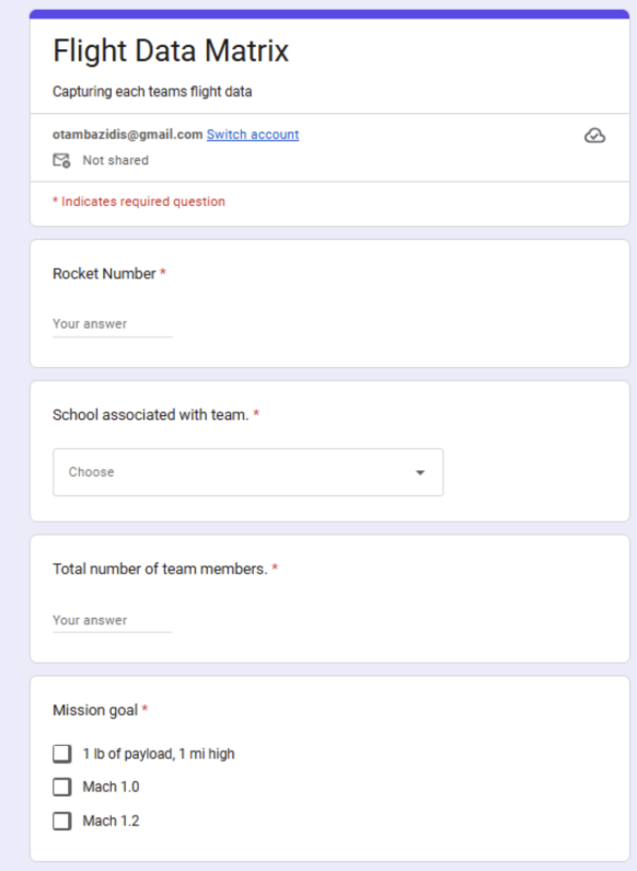 Flight Data Google Survey